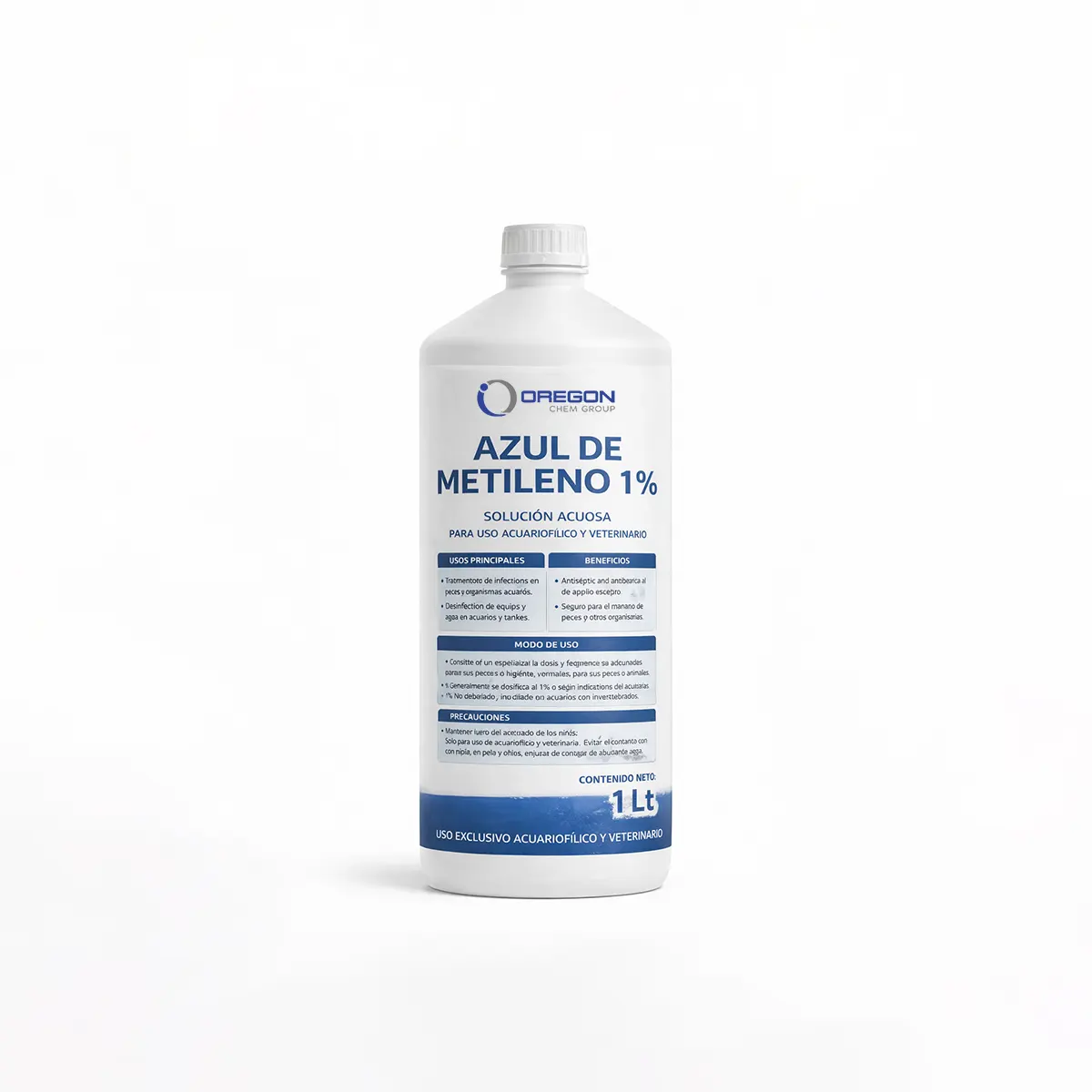 Azul Metileno solución 1% 1 Azul De Metileno 1 1 Lt