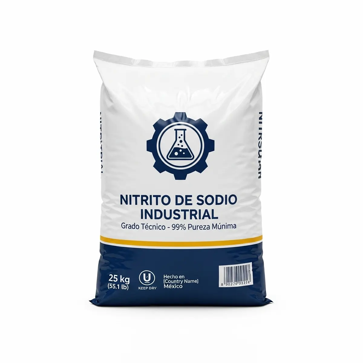 Nitrito De Sodio 5 nitrito de sodio industrial 25Kg