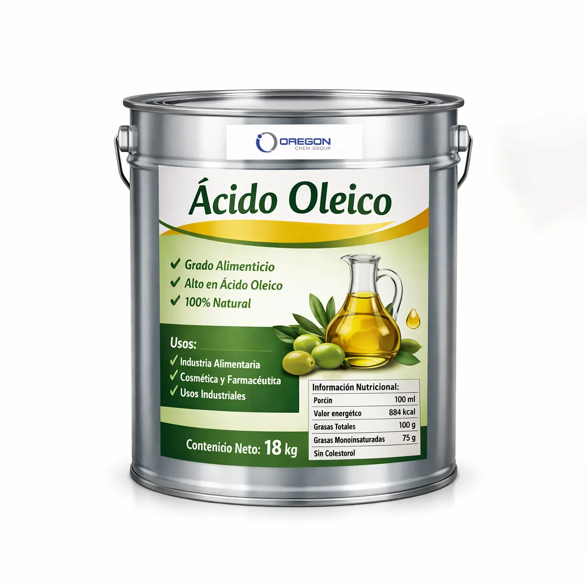 Ácido Oleico 2 Acido Oleico 18 Kg