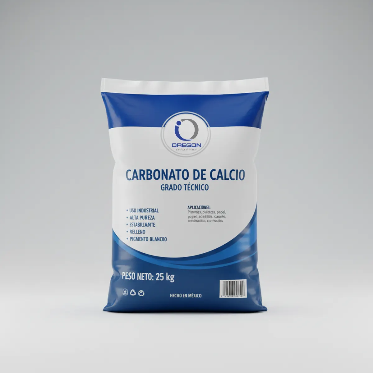 Carbonato Calcio Técnico 2 Carbonato De Calcio Tecnico 25 Kg