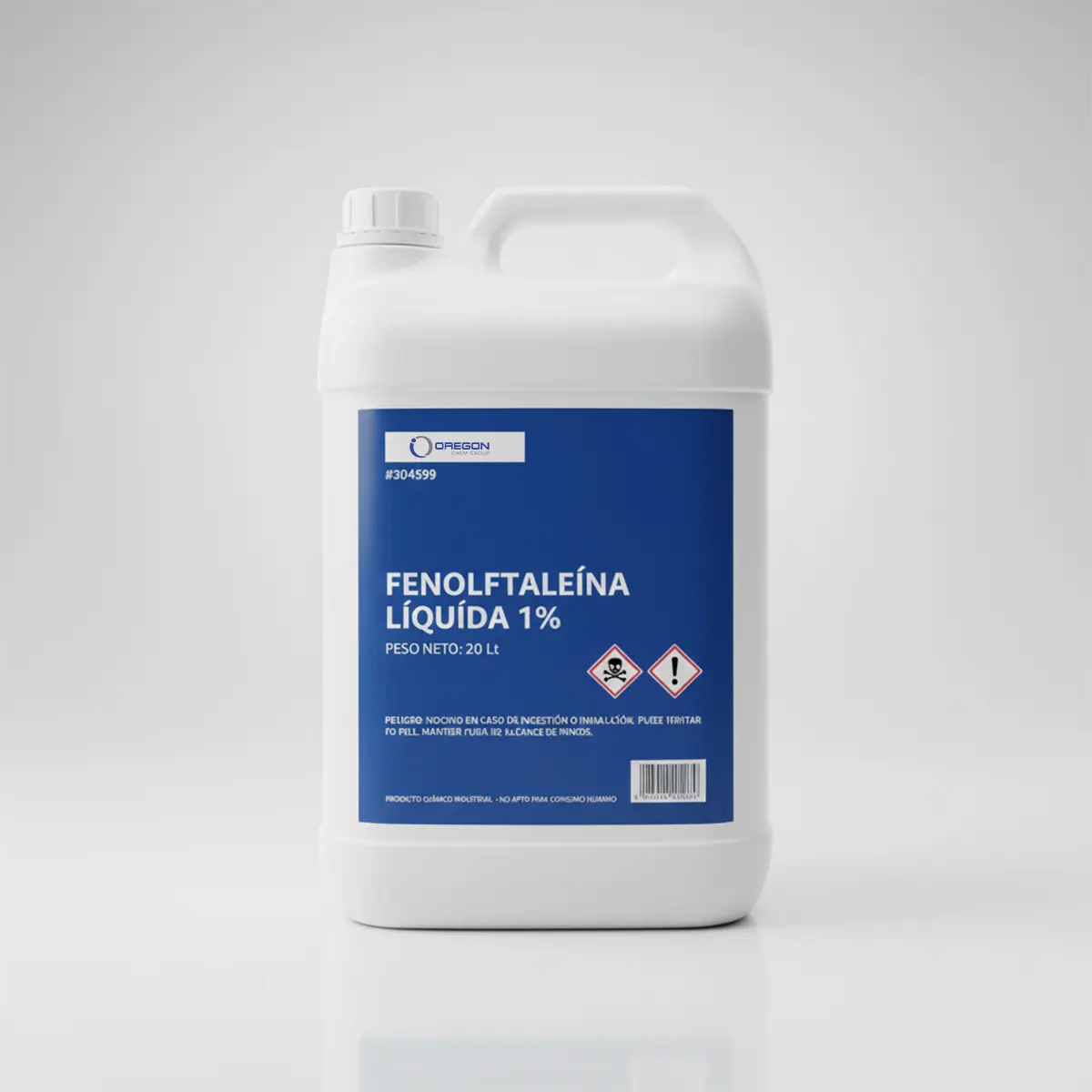Fenolftaleína Líquida 1% 4 Fenolftaleína Líquida 20 Lt