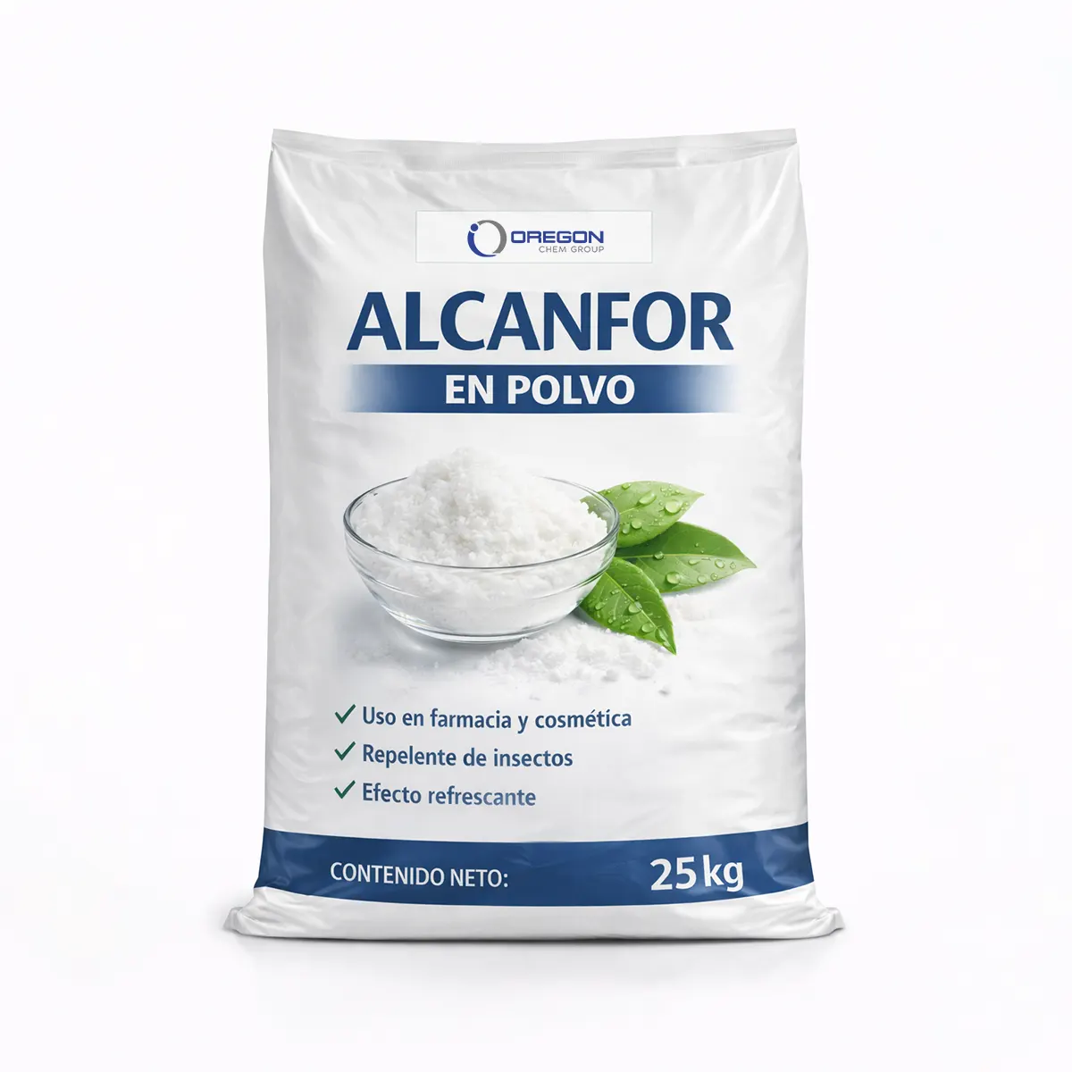 Alcanfor en Polvo 2 Alcanfor En Polvo 25 Kg
