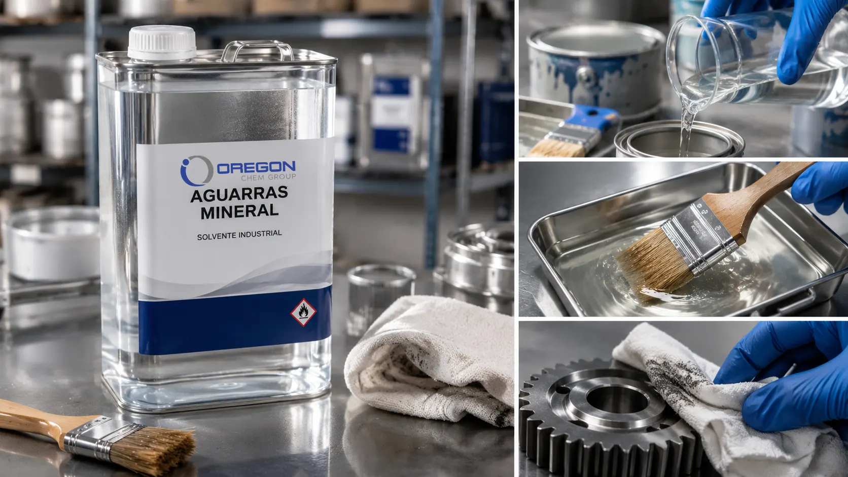 Aguarrás Mineral: el solvente industrial indispensable para limpieza, dilución y mantenimiento profesional 2 Aguarrás Mineral